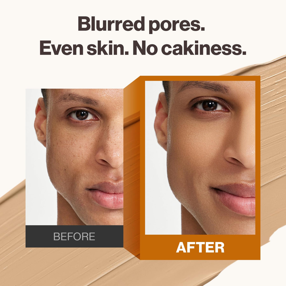 OBgE Natural Foundation Stick #4 Tan side view