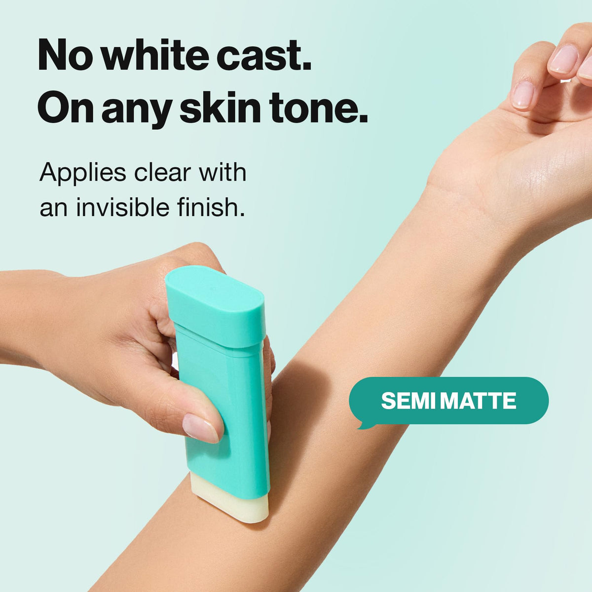 OBgE Pore Zero Oil Control Sunstick SPF 50 in hand
