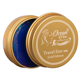 OCEAN VIEW DEEP WAVES POMADE Gold Edition tin front view