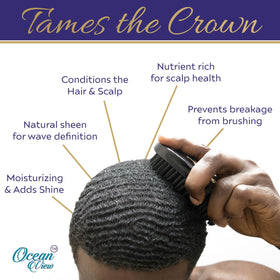 OCEAN VIEW DEEP WAVES POMADE texture close-up