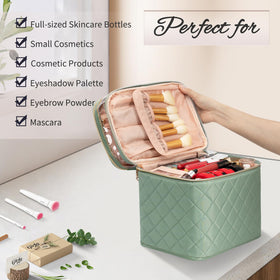OCHEAL Large Makeup Bag transparent pocket with cosmetics