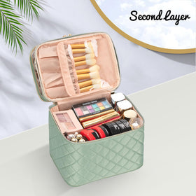 OCHEAL Large Makeup Bag with skincare products inside