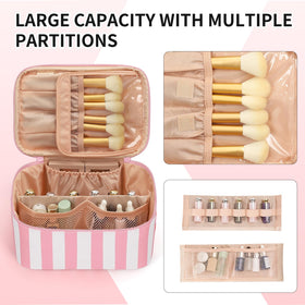 OCHEAL Makeup Bag being held for portability