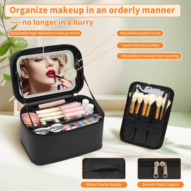OCHEAL Makeup Bag flexible dividers
