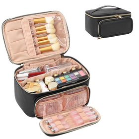 OCHEAL Makeup Bag front view in black