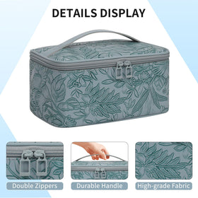 OCHEAL Makeup Bag on a vanity with cosmetics