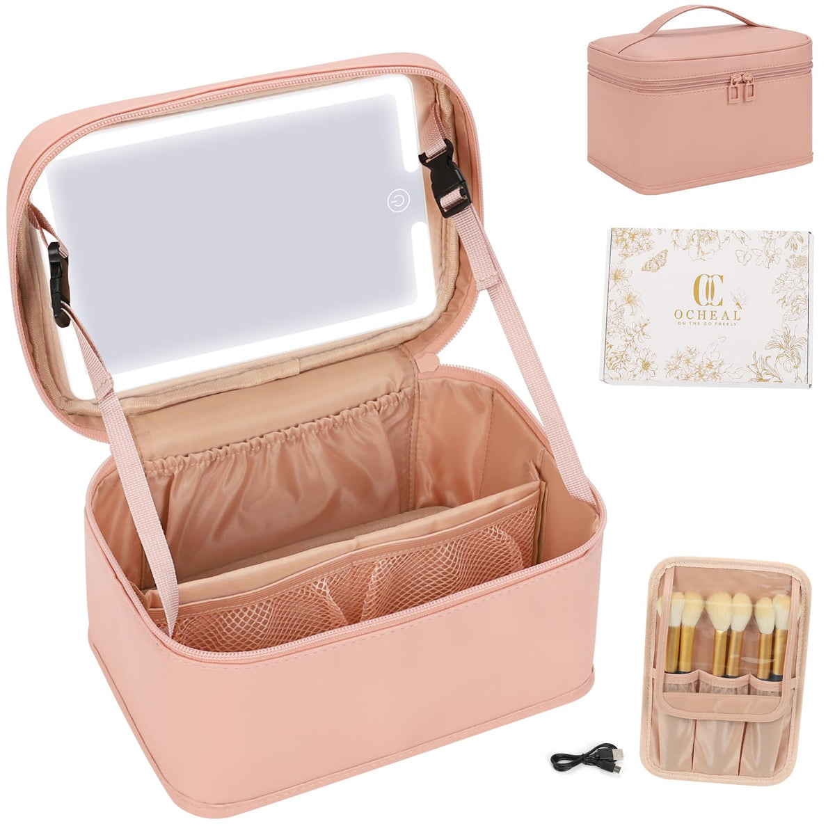 OCHEAL Makeup Bag packaging display