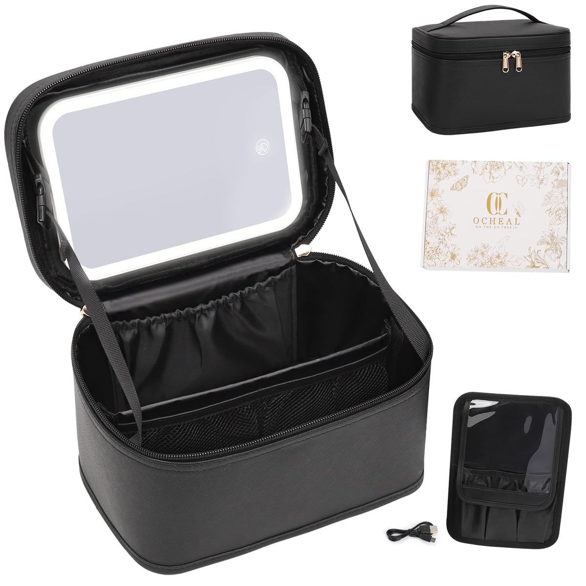 OCHEAL Makeup Bag packaging display