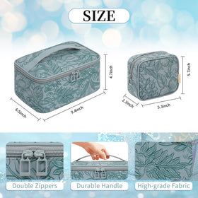 OCHEAL Makeup Bag Set small pouch with lipsticks and brushes