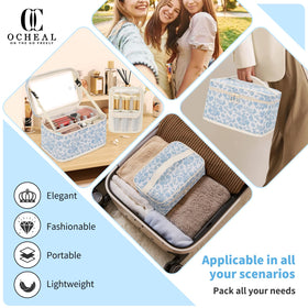 OCHEAL Makeup Bag showcasing waterproof material