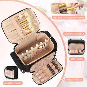 OCHEAL Makeup Bag side pocket with lipsticks