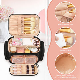 OCHEAL Makeup Bag spacious interior with dividers