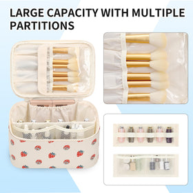 OCHEAL Makeup Bag with cosmetics inside