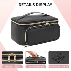OCHEAL Makeup Bag with detachable Velcro divider