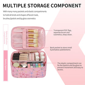 OCHEAL Makeup Bag with flexible Velcro dividers