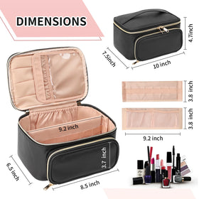 OCHEAL Makeup Bag with small pockets for lipstick