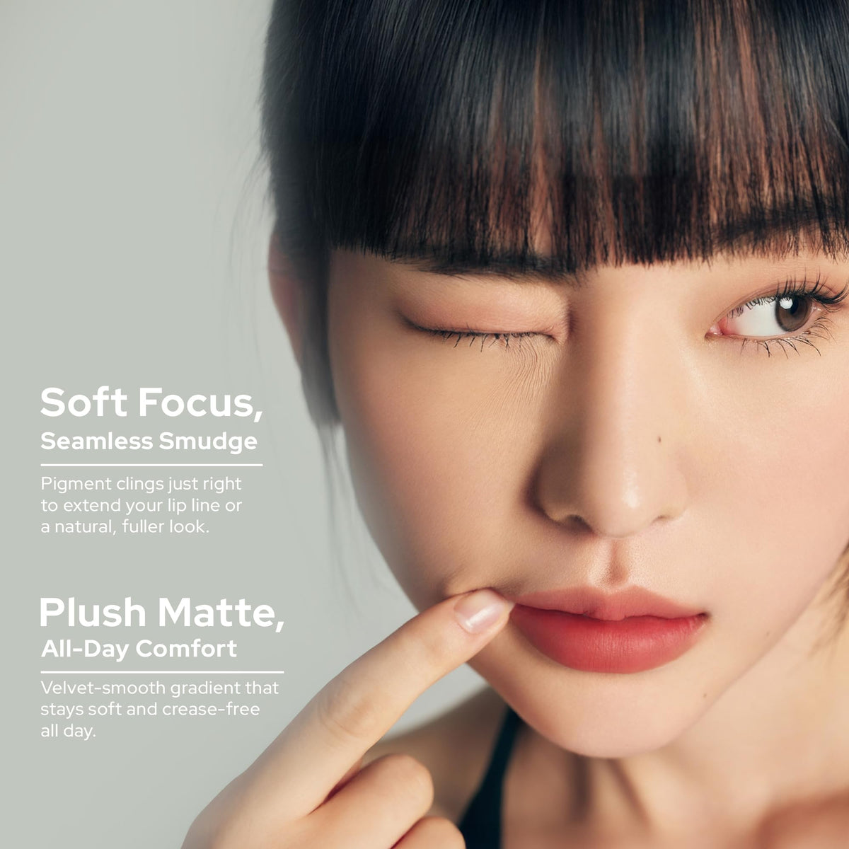 Oddtype Unseen Blur Soft-matte Lip Tint shade comparison