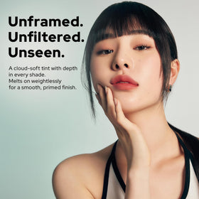 Oddtype Unseen Blur Soft-matte Lip Tint swatch on skin