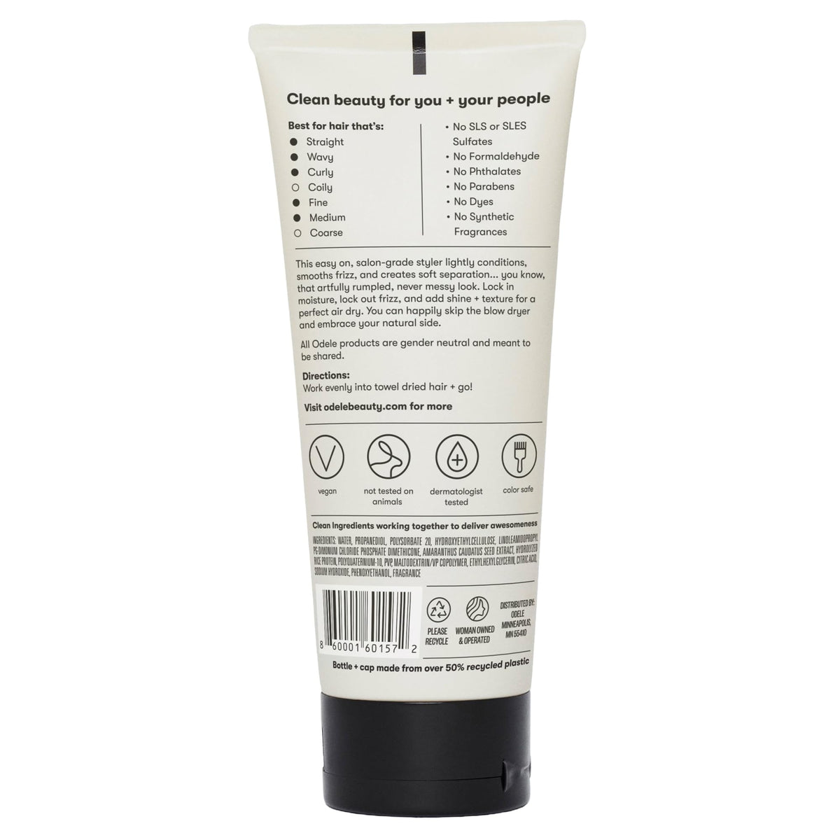 Odele Air Dry Styler 6 oz lifestyle scene