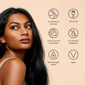 Odele Volumizing Shampoo and Conditioner in a bathroom setting