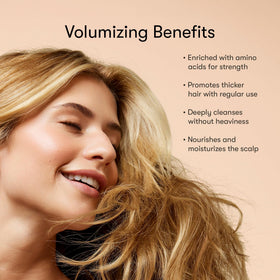 Odele Volumizing Shampoo texture close-up