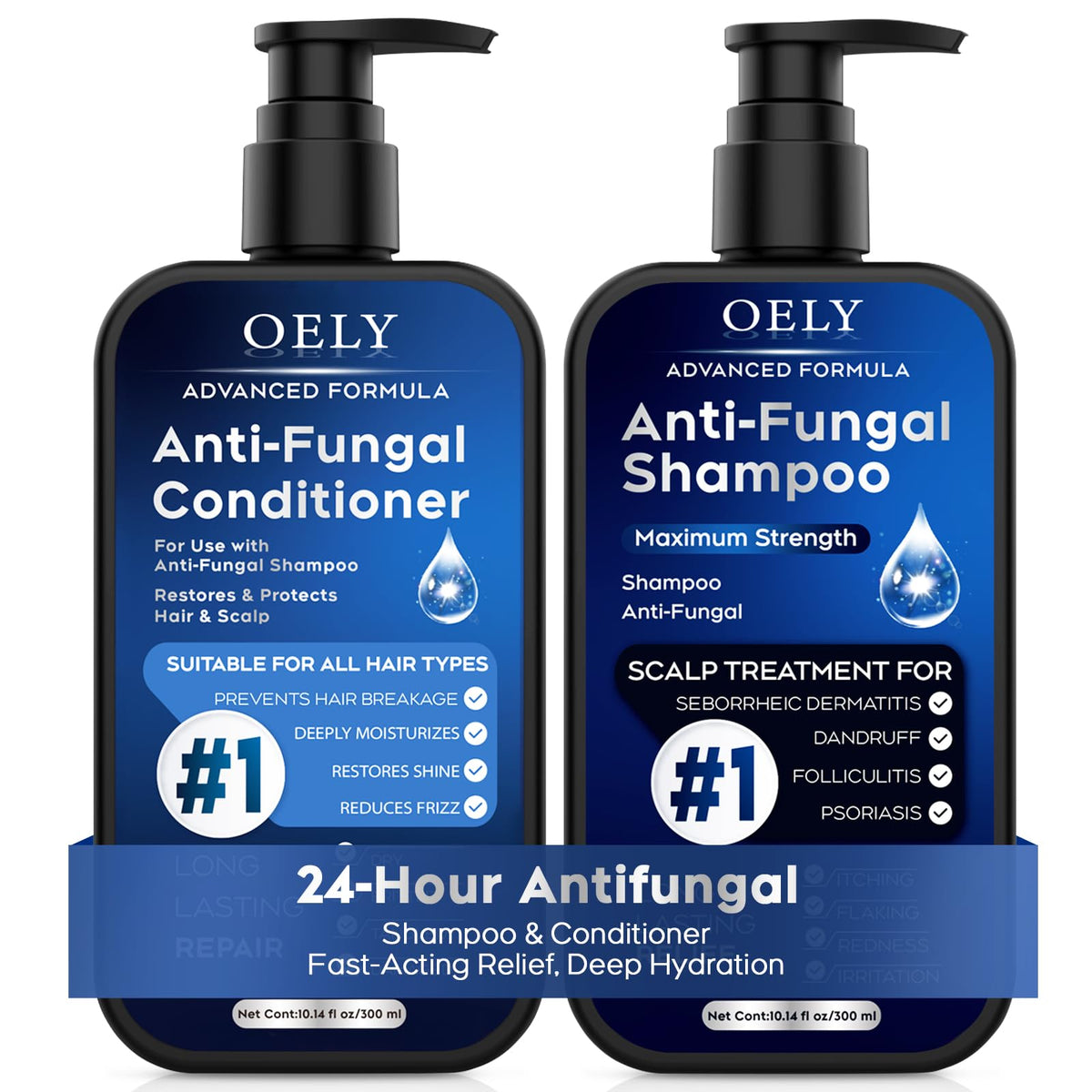 oely Anti-Dandruff Shampoo 20.28 fl.oz front view