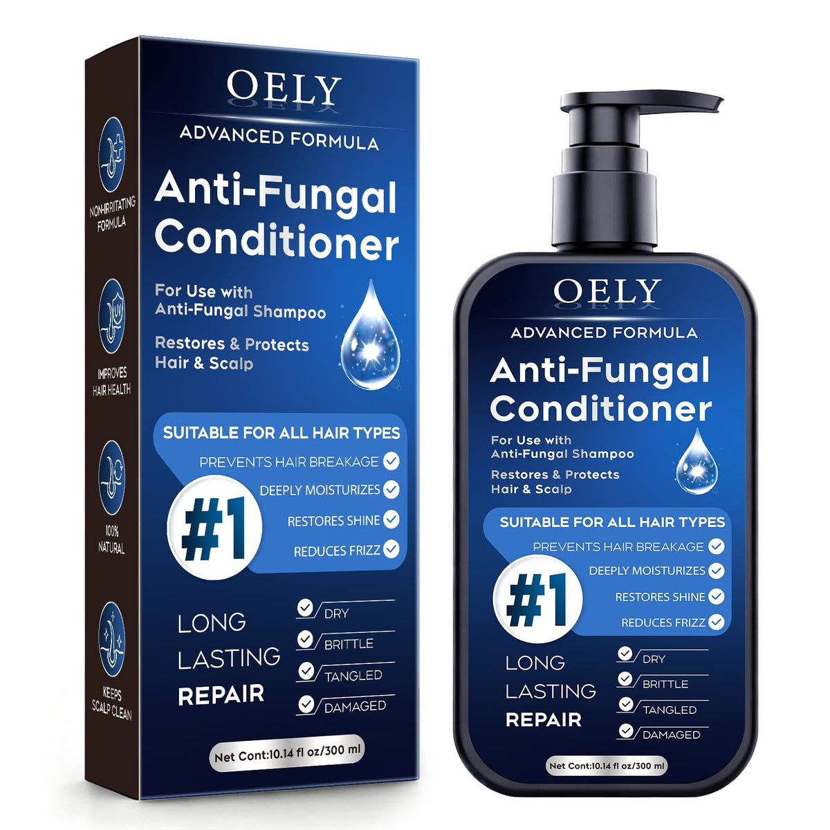 oely Deep Moisturizing Folliculitis Conditioner front view 322g