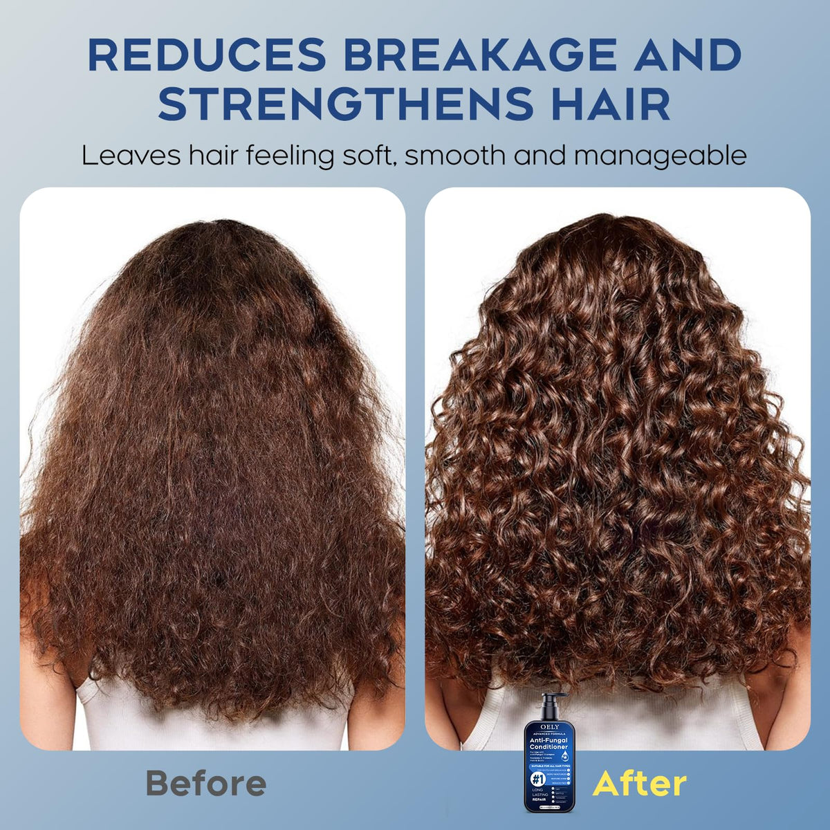 oely Deep Moisturizing Folliculitis Conditioner in bathroom setting
