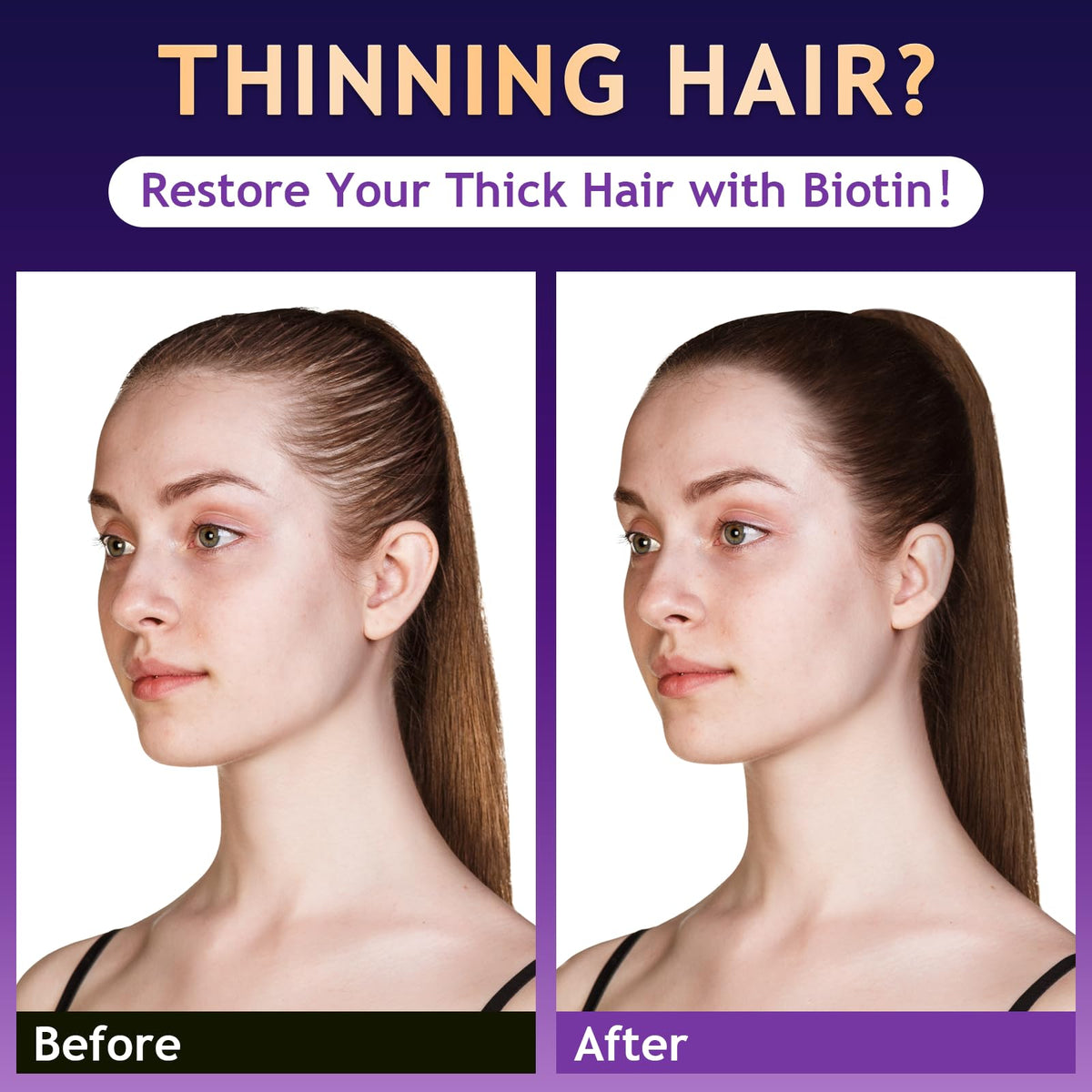 oely Hair Growth Biotin Shampoo 340g back view
