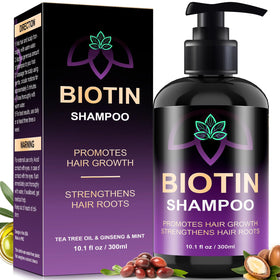 oely Hair Growth Biotin Shampoo 340g front view