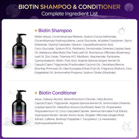 oely Hair Growth Shampoo and Conditioner Set packaging