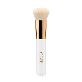 Ogee Blender Brush front view with vegan bristles