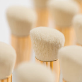 Ogee Blender Brush next to Ogee Sculpted Face Sticks