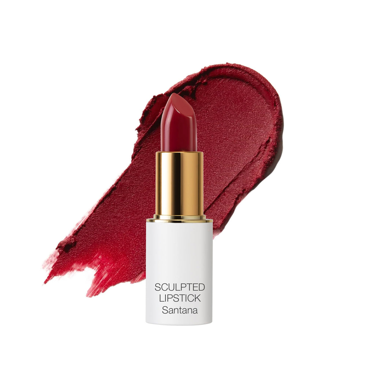 Ogee Full Bloom Sculpted Lipstick Santana Cherry Red front view