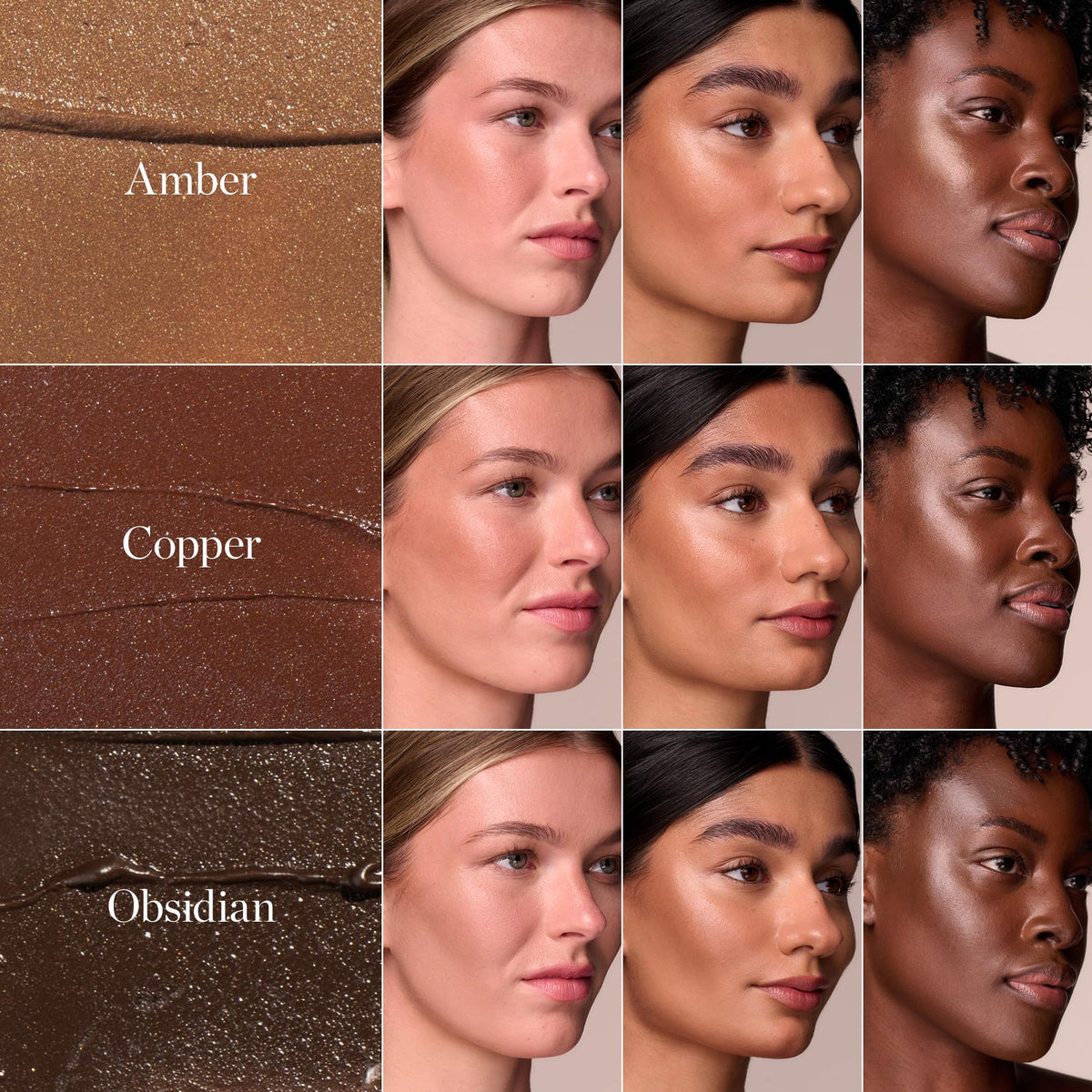 Ogee Sculpted Face Stick Amber with natural lighting