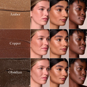 Ogee Sculpted Face Stick Amber with natural lighting
