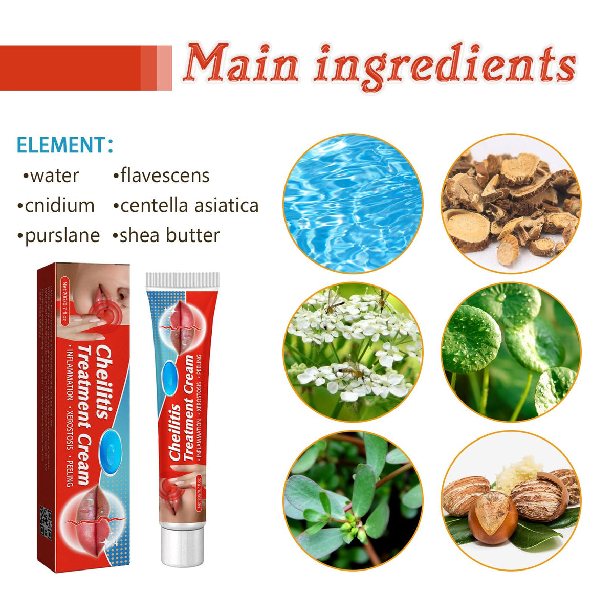 OGoeesy Natural Healing Lip Balm 18g tube side view