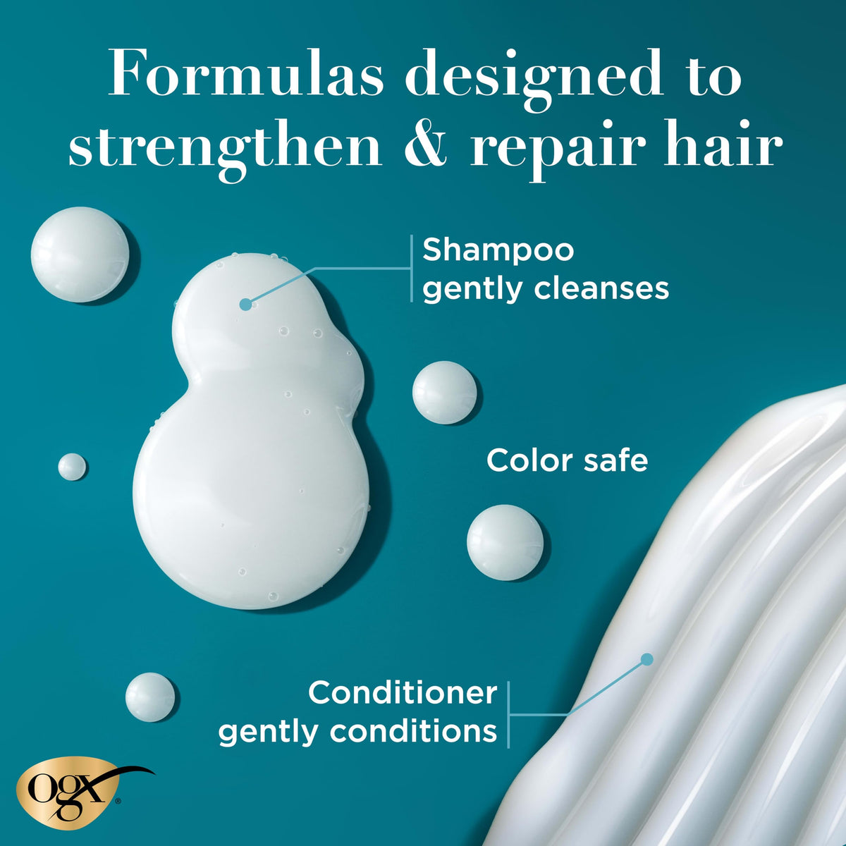 OGX Argan Oil Shampoo in use during shower