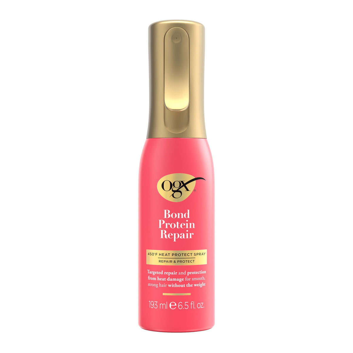 OGX Bond Protein Repair 450°F Heat Protect Spray front view