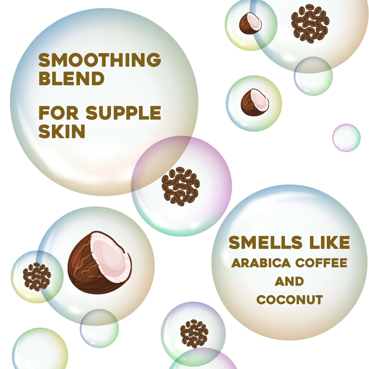 OGX Coconut Coffee Body Scrub in a bathroom setting