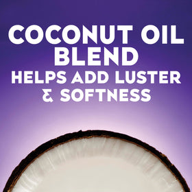 OGX Coconut Miracle Oil Body Wash side view showing creamy texture