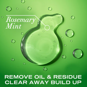 OGX Extra Strength Rosemary Mint Shampoo lathering on hair
