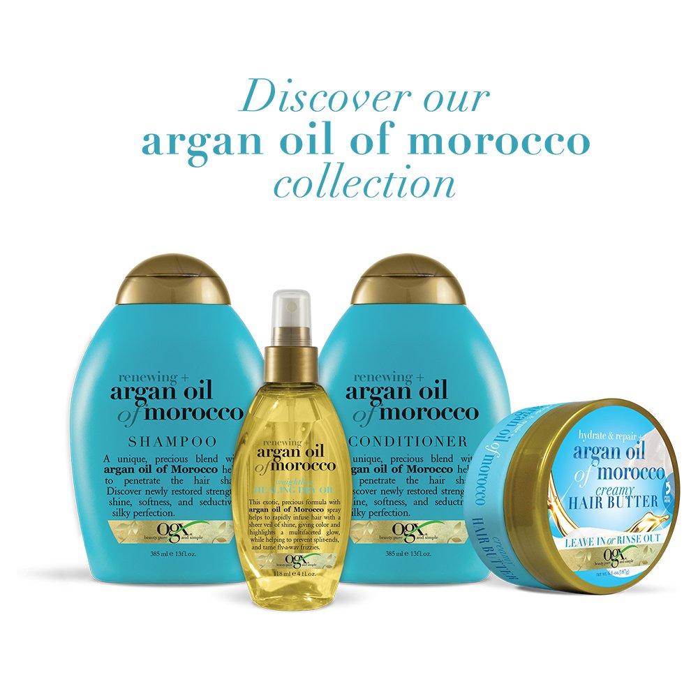 OGX Hydrate & Repair Argan Oil Creamy Hair Butter texture close-up