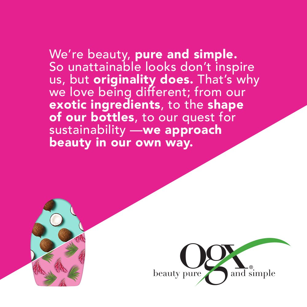 OGX Hydrate & Repair Argan Oil Creamy Hair Butter with fresh flowers