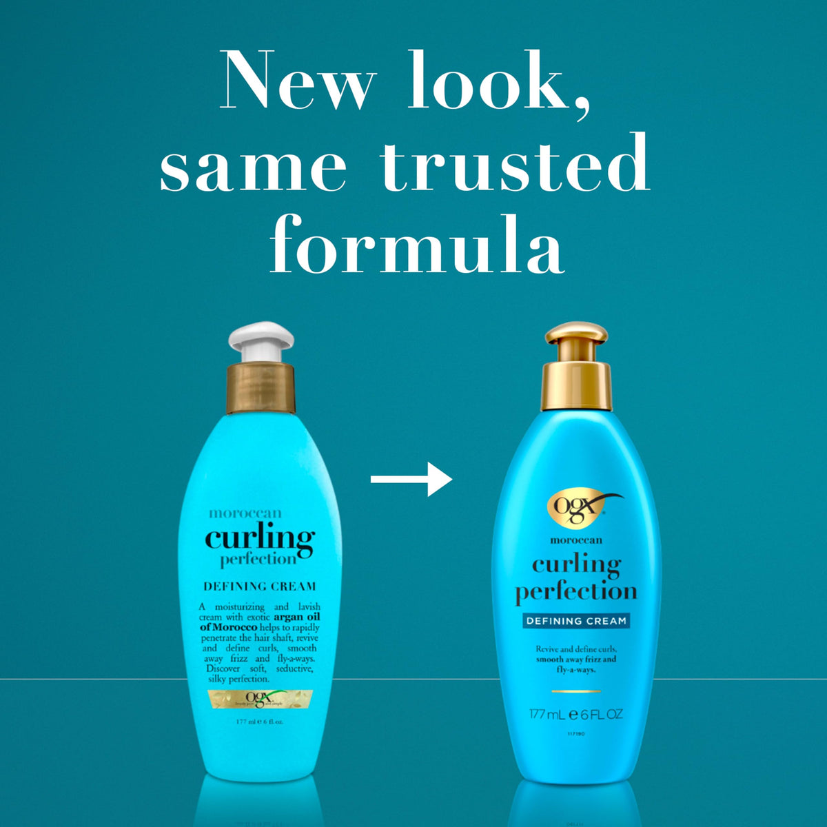 OGX Moroccan Curling Cream texture close-up