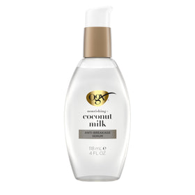 OGX Nourishing + Coconut Milk Anti-Breakage Hair Serum front view