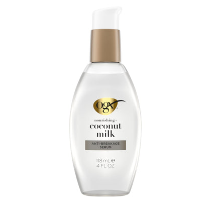 OGX Nourishing + Coconut Milk Anti-Breakage Hair Serum front view