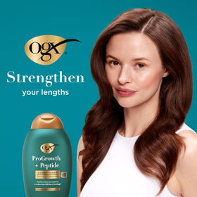 OGX ProGrowth + Peptide Conditioner with other hair care products