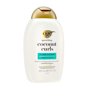 OGX Quenching + Coconut Curls Conditioner 13oz back view