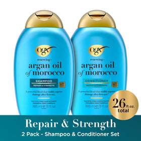 OGX Renewing Argan Oil Conditioner front view 13 fl. oz